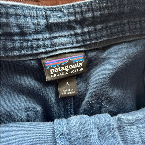 Patagonia Women's Dark Blue Cotton Utility Shorts - Picture 4 of 5